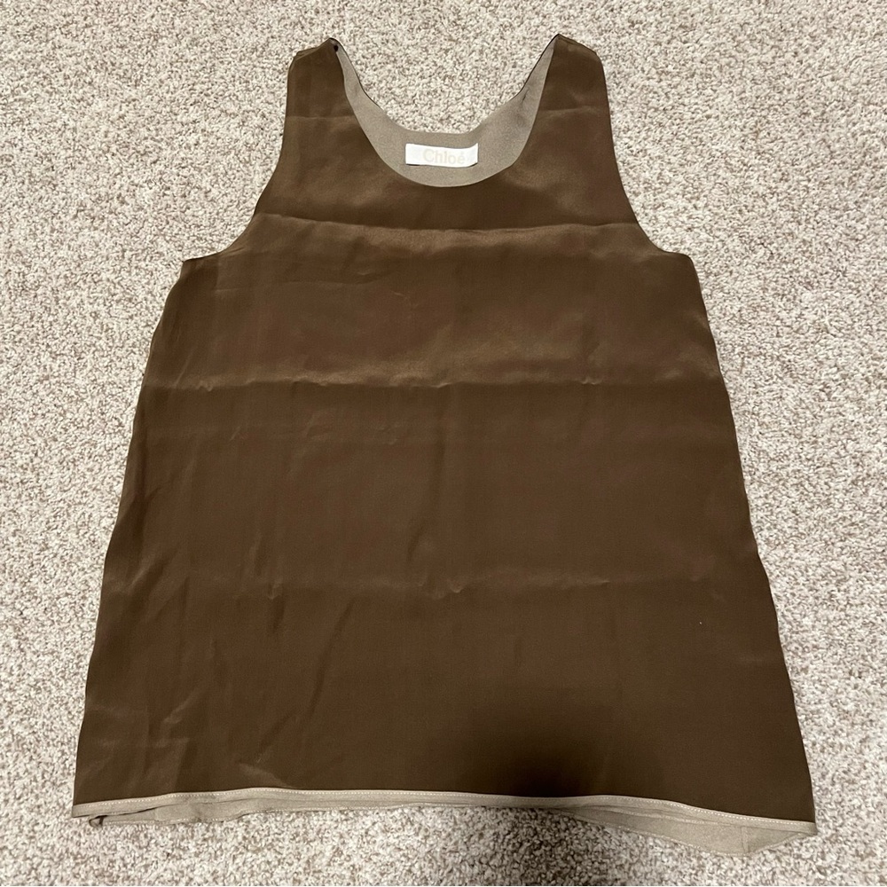 CHLOE - silk tank top